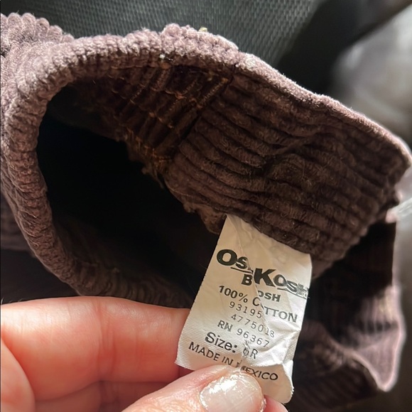 OshKosh B'gosh Kids Black Corduroy Cargo Pants - Picture 5 of 5